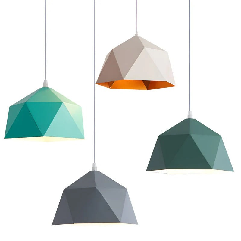 Geometric Pendant Lighting Kitchen and Living Room | Modern
