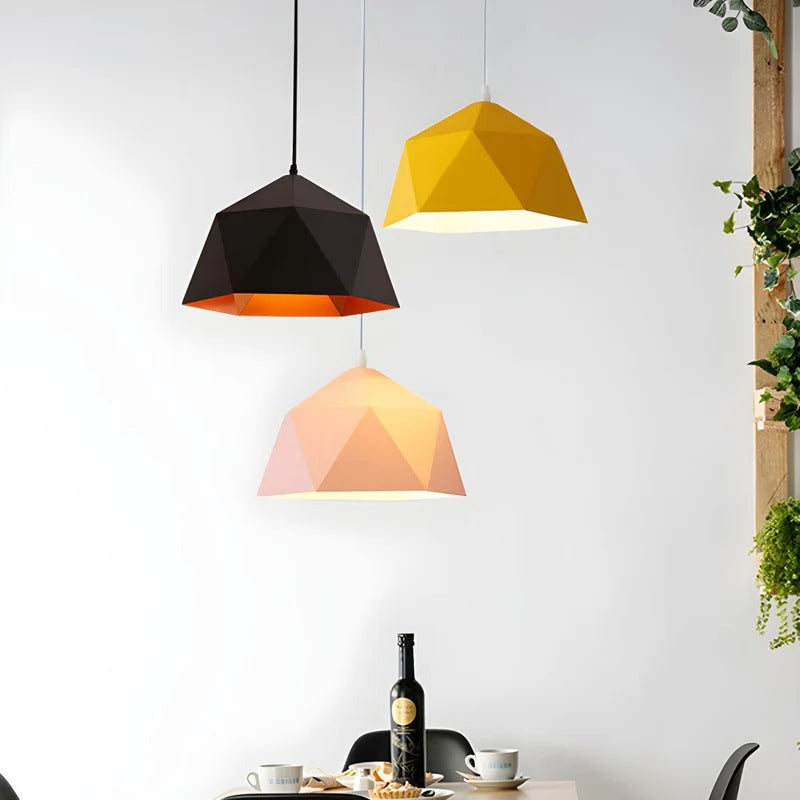 Geometric Pendant Lighting Kitchen and Living Room | Modern