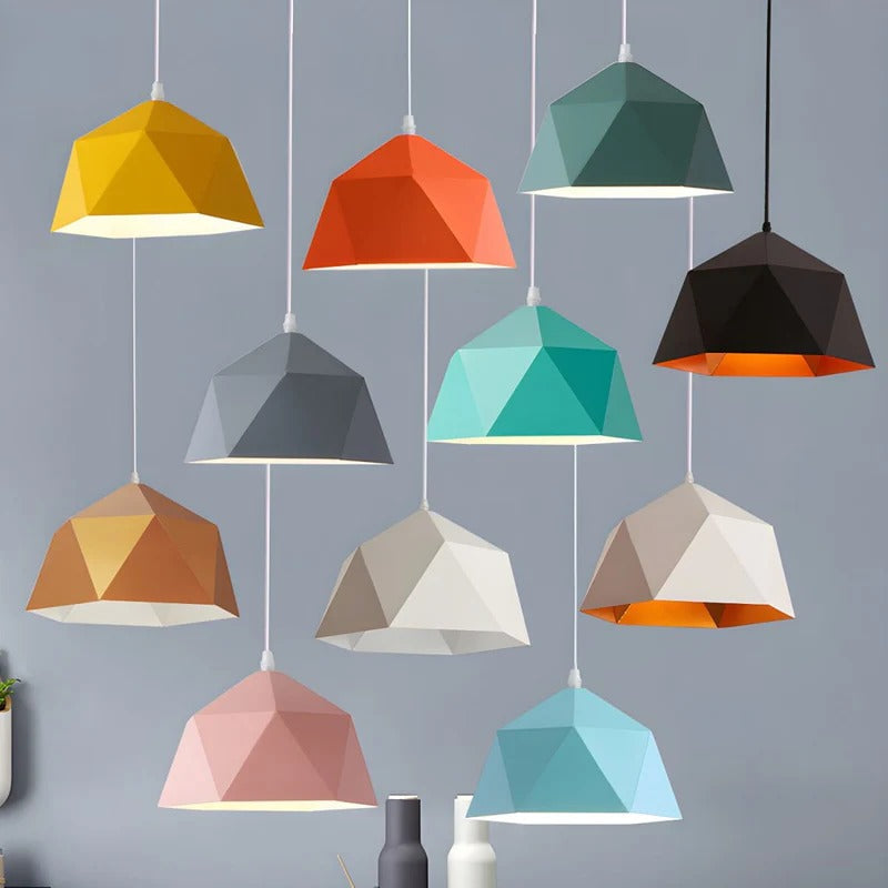 Geometric Pendant Lighting Kitchen and Living Room | Modern