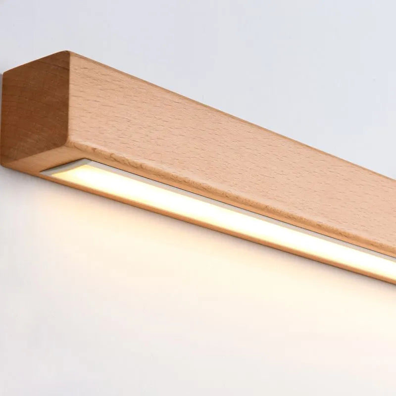 Linear Wooden Wall Sconce | Wall Lighting