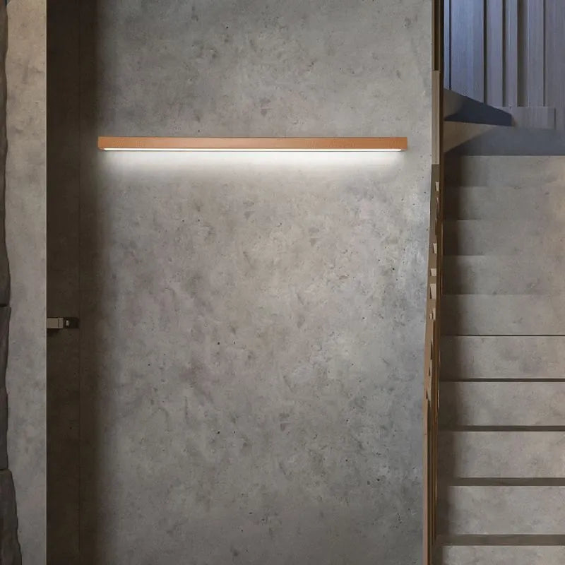 Linear Wooden Wall Sconce | Wall Lighting