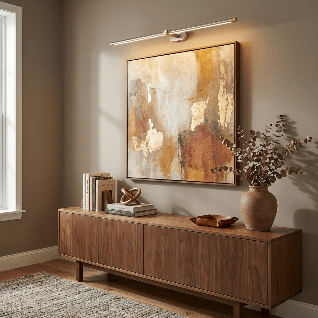 LED Wall Lamp Black Brass Linear Swivel | Modern