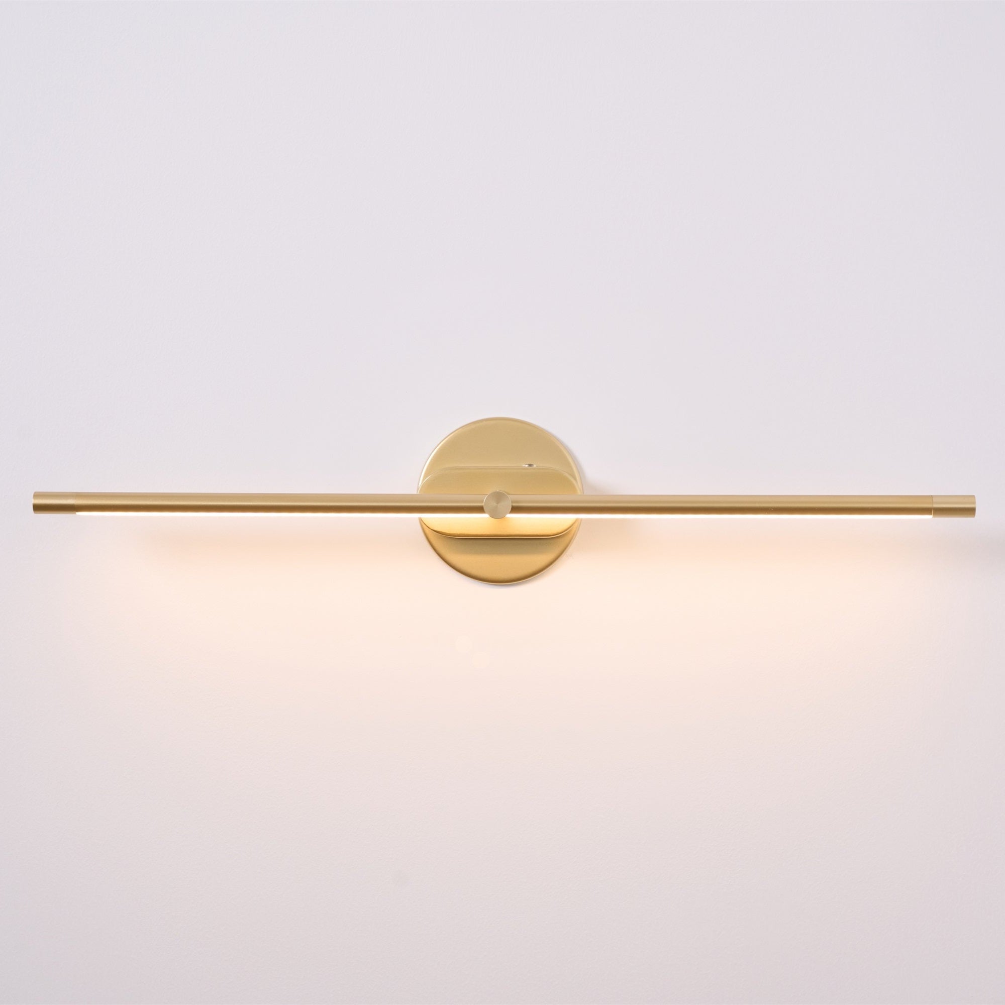 LED Wall Lamp Black Brass Linear Swivel | Modern