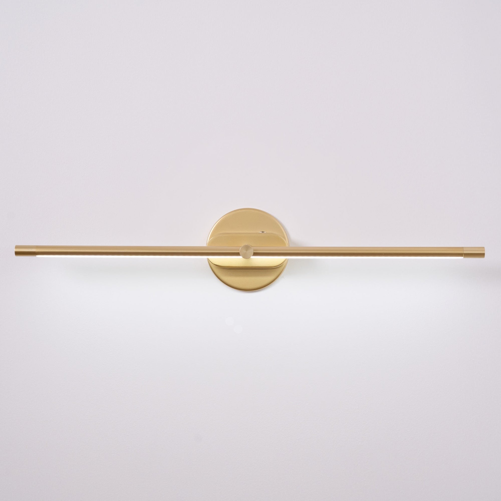 LED Wall Lamp Black Brass Linear Swivel | Modern
