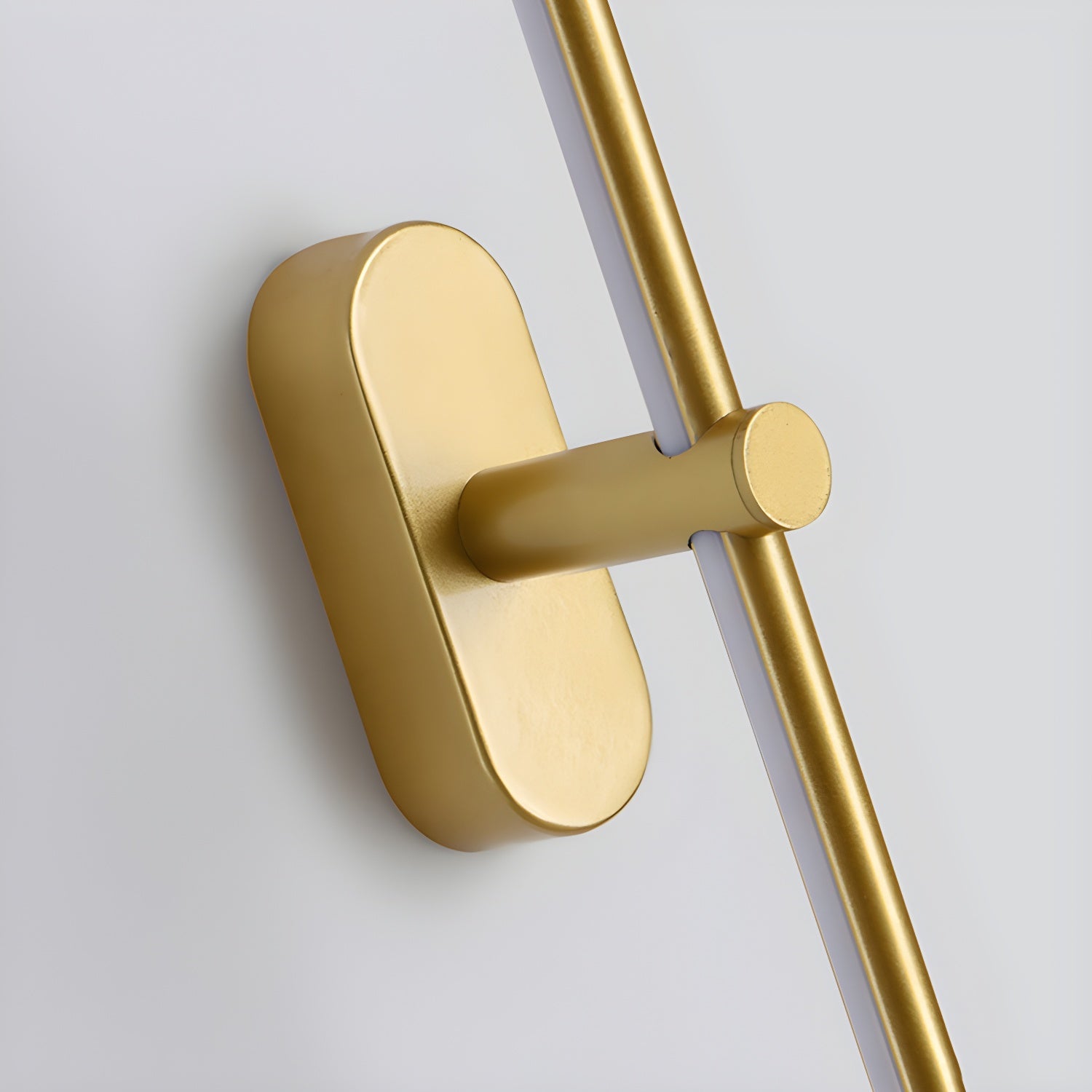 LED Wall Lamp Black Brass Linear Swivel | Modern