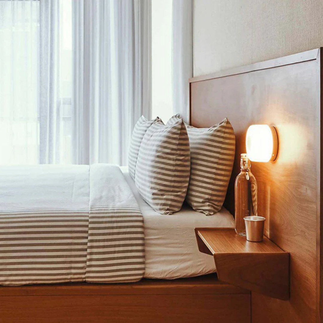 Modern Round Glass Wall Sconce | LED
