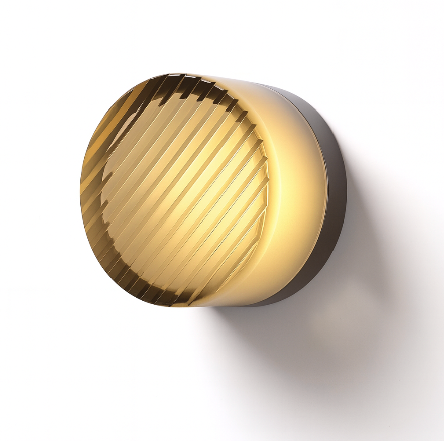 Modern Round Glass Wall Sconce | LED