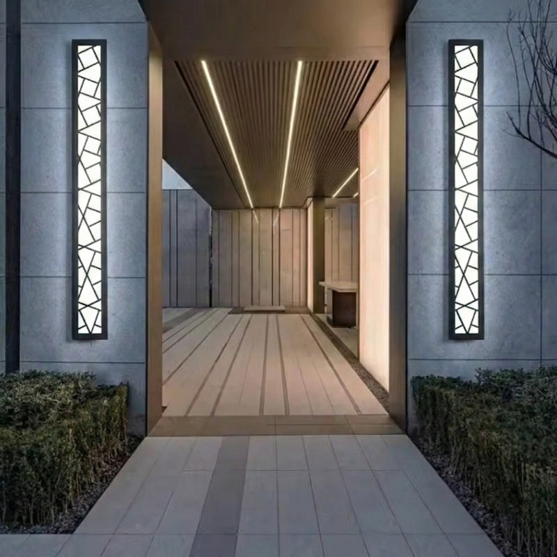 Modern Vertical Outdoor Wall Light | Exterior