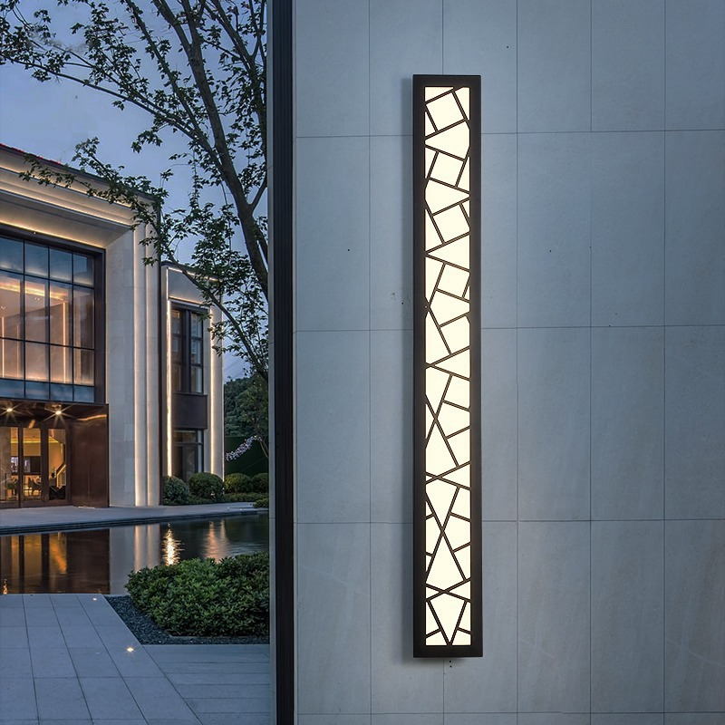 Modern Vertical Outdoor Wall Light | Exterior