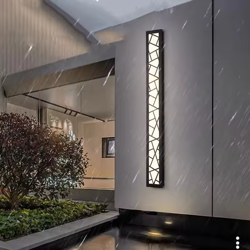 Modern Vertical Outdoor Wall Light | Exterior