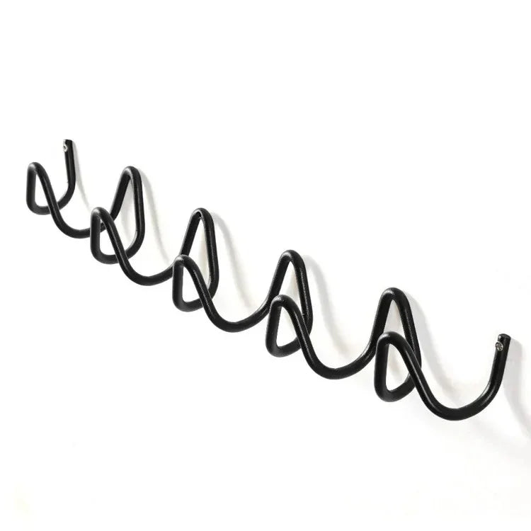 Modern Wrought Iron Wall Hook | Wave Design