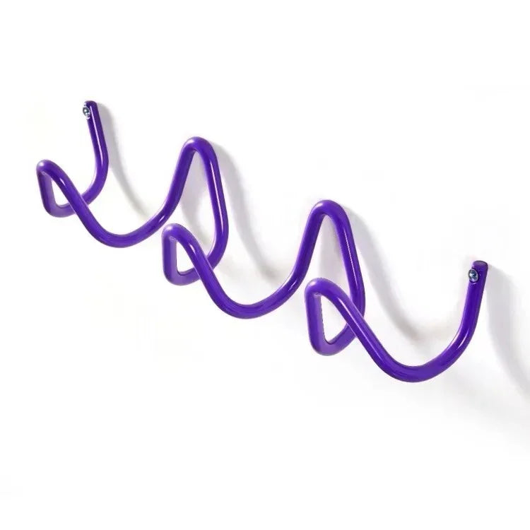 Modern Wrought Iron Wall Hook | Wave Design