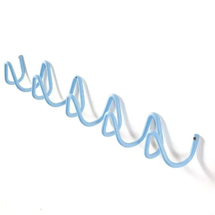 Modern Wrought Iron Wall Hook | Wave Design