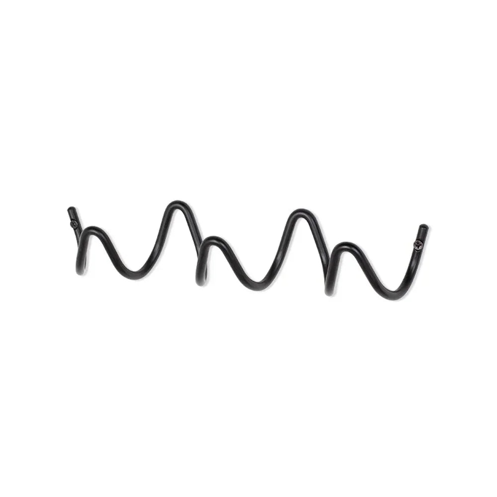 Modern Wrought Iron Wall Hook | Wave Design
