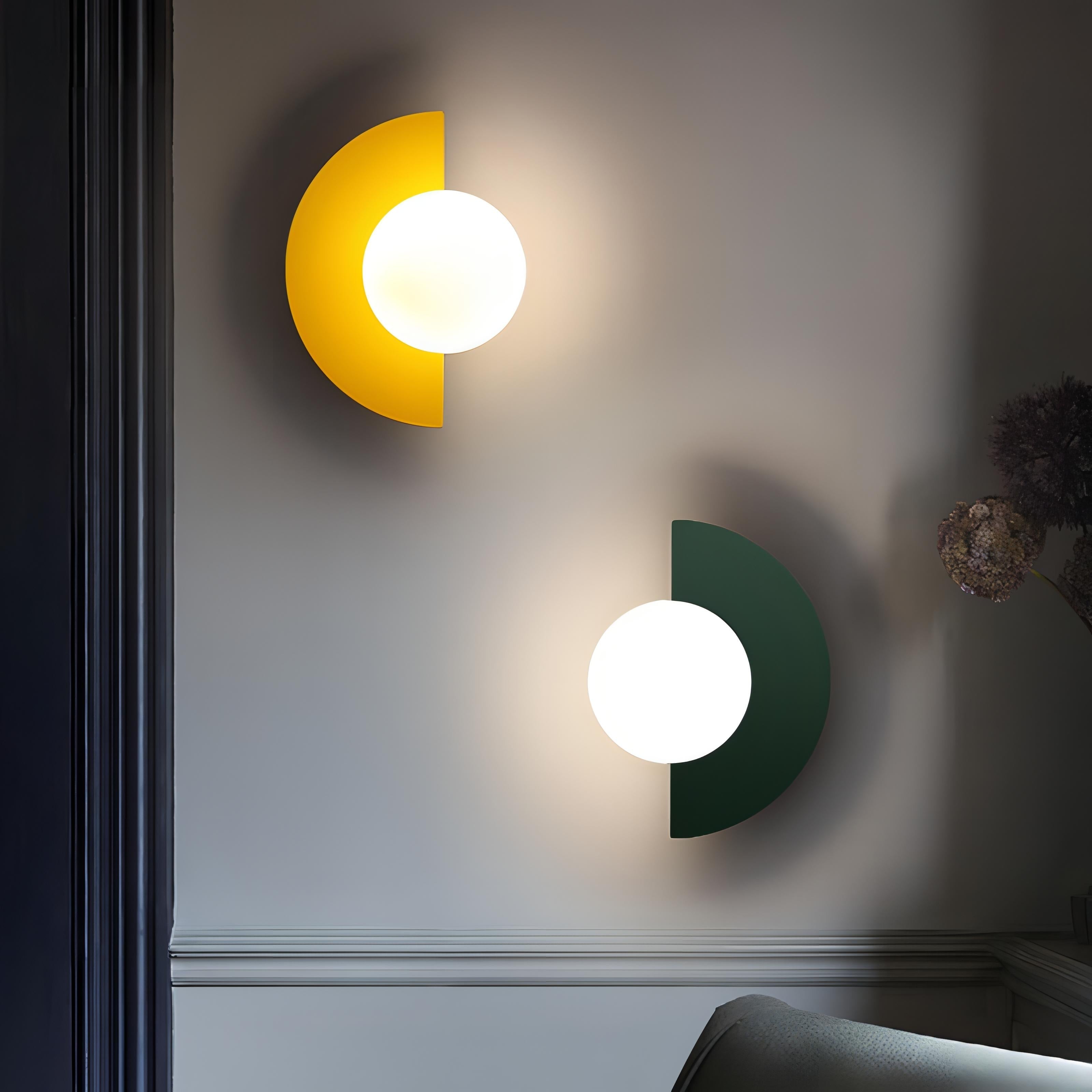 Nordic Semicircle Wall Lamp LED | Modern Sconce
