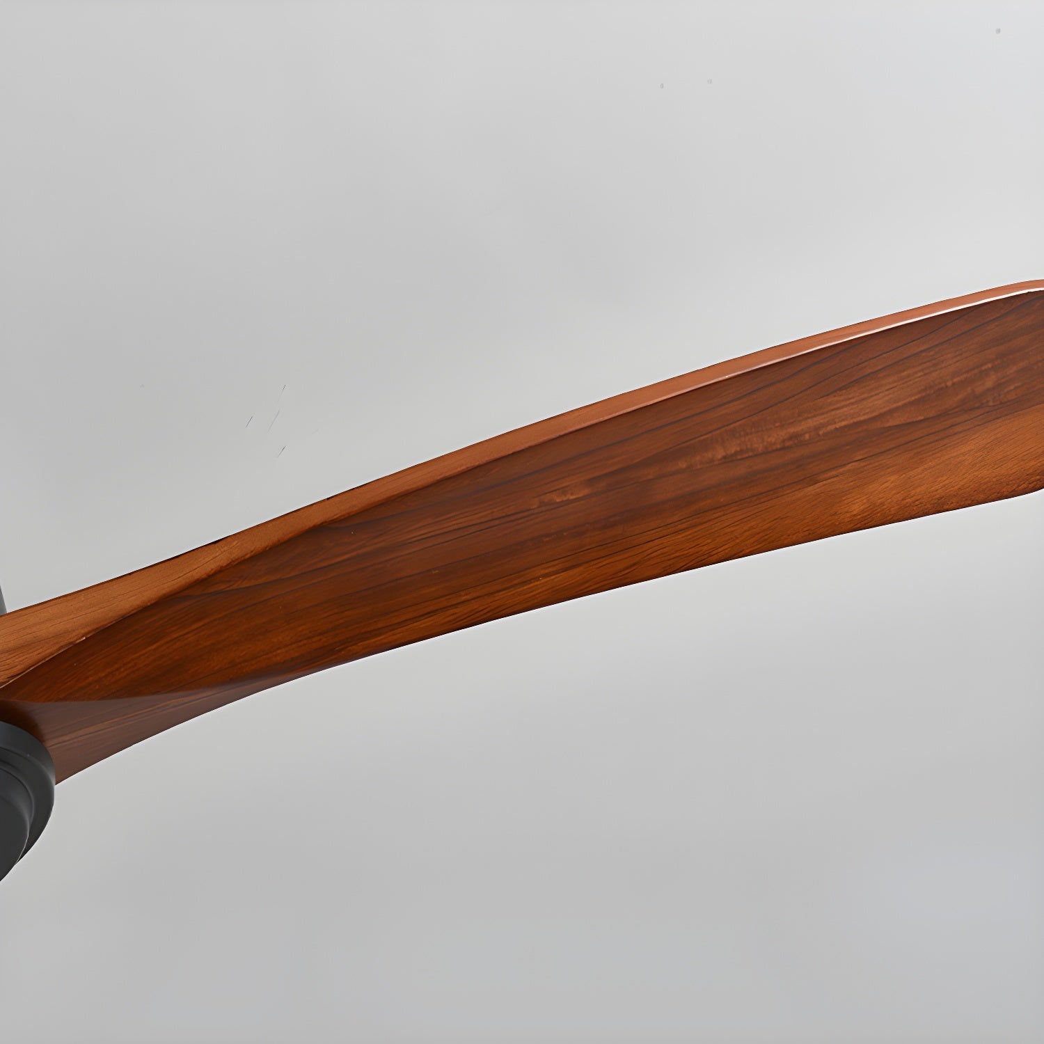 Ceiling Fan with Light 3-Blade Wood Remote | Flush Mount