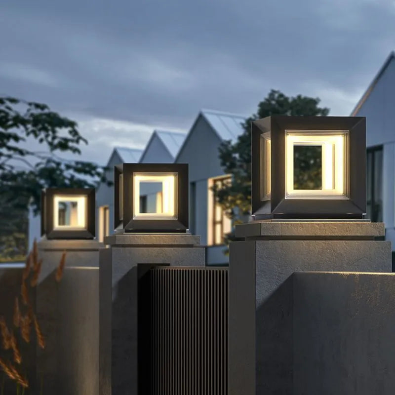 Outdoor Light LED Garden Post | Modern