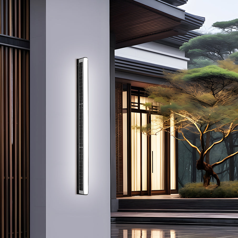 Outdoor Solar Wall Light LED Modern | Exterior