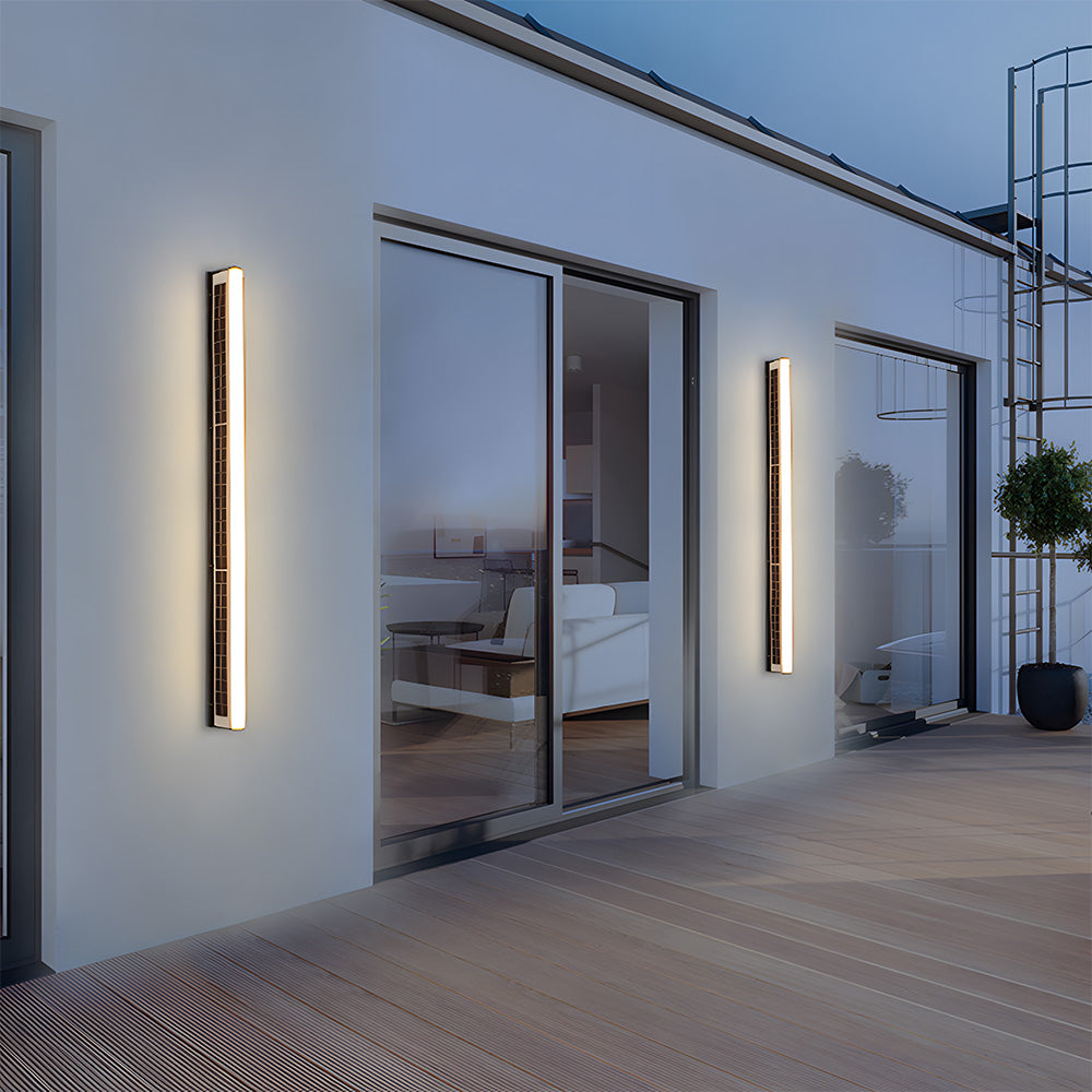 Outdoor Solar Wall Light LED Modern | Exterior