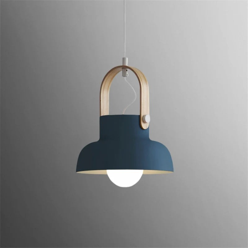 Pendant Lighting with Wooden Design Handle | Modern