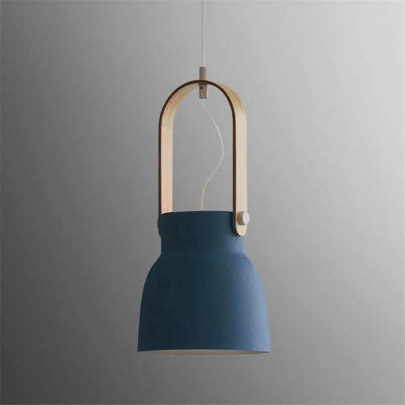 Pendant Lighting with Wooden Design Handle | Modern