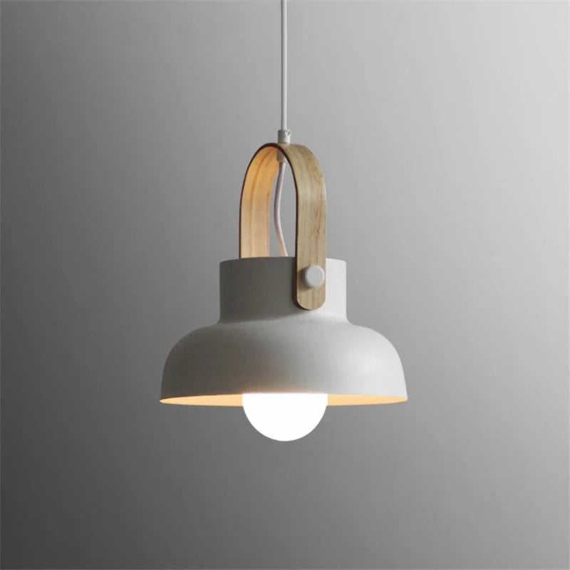 Pendant Lighting with Wooden Design Handle | Modern