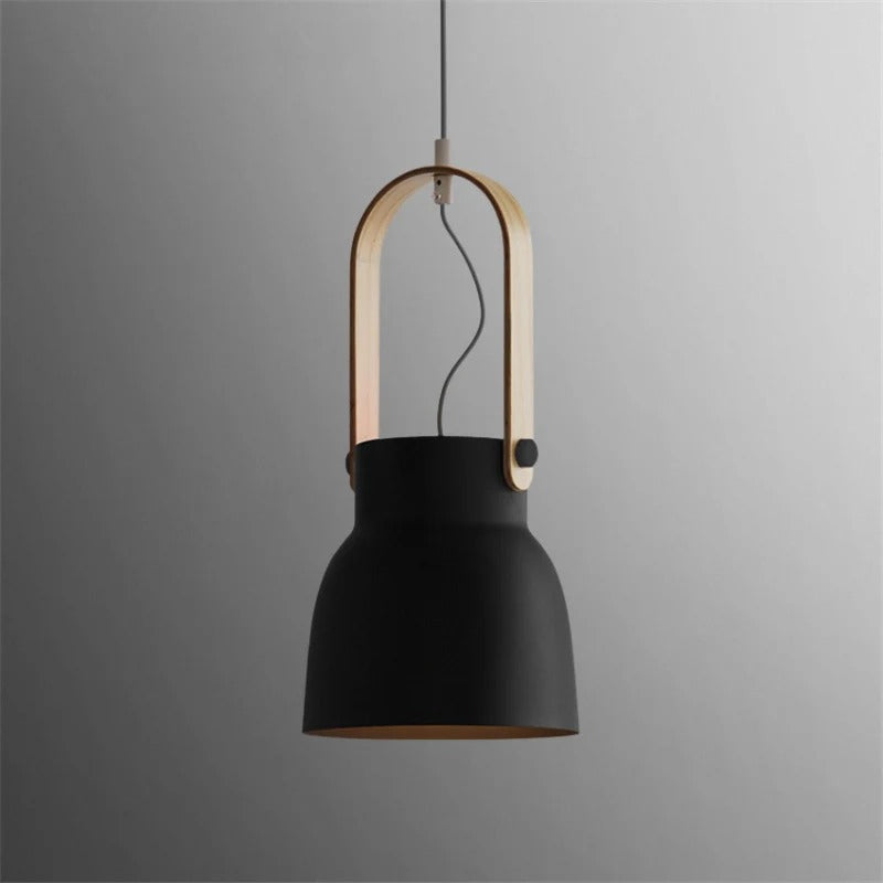 Pendant Lighting with Wooden Design Handle | Modern