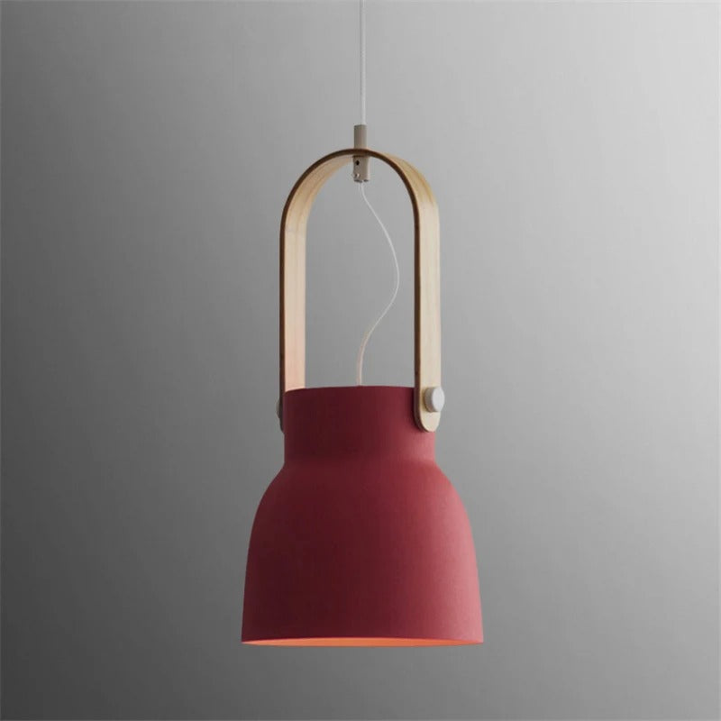 Pendant Lighting with Wooden Design Handle | Modern