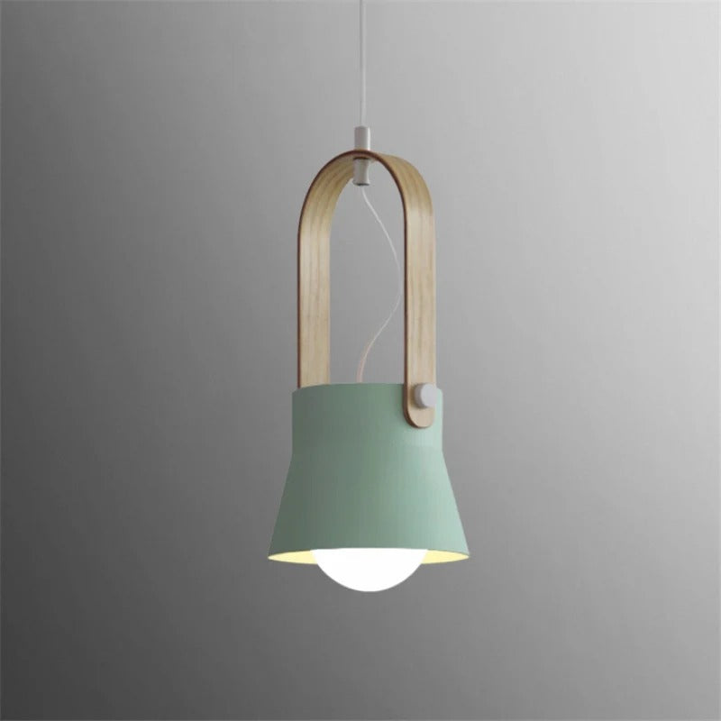 Pendant Lighting with Wooden Design Handle | Modern