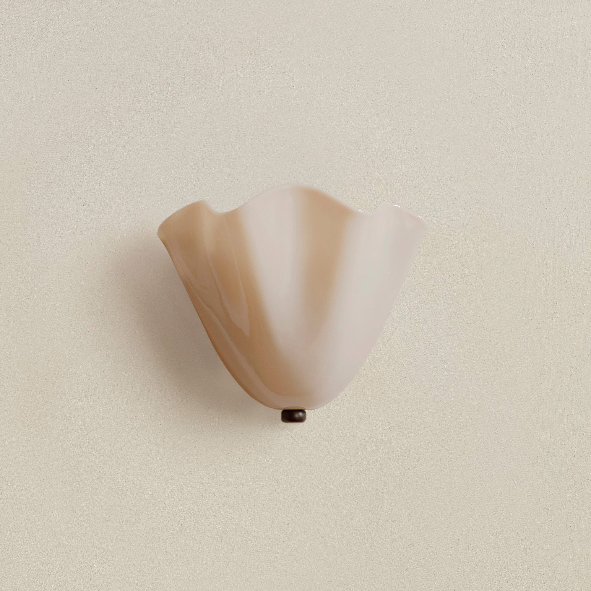 Retro Stained Glass Wall Sconce | Skirt Shell
