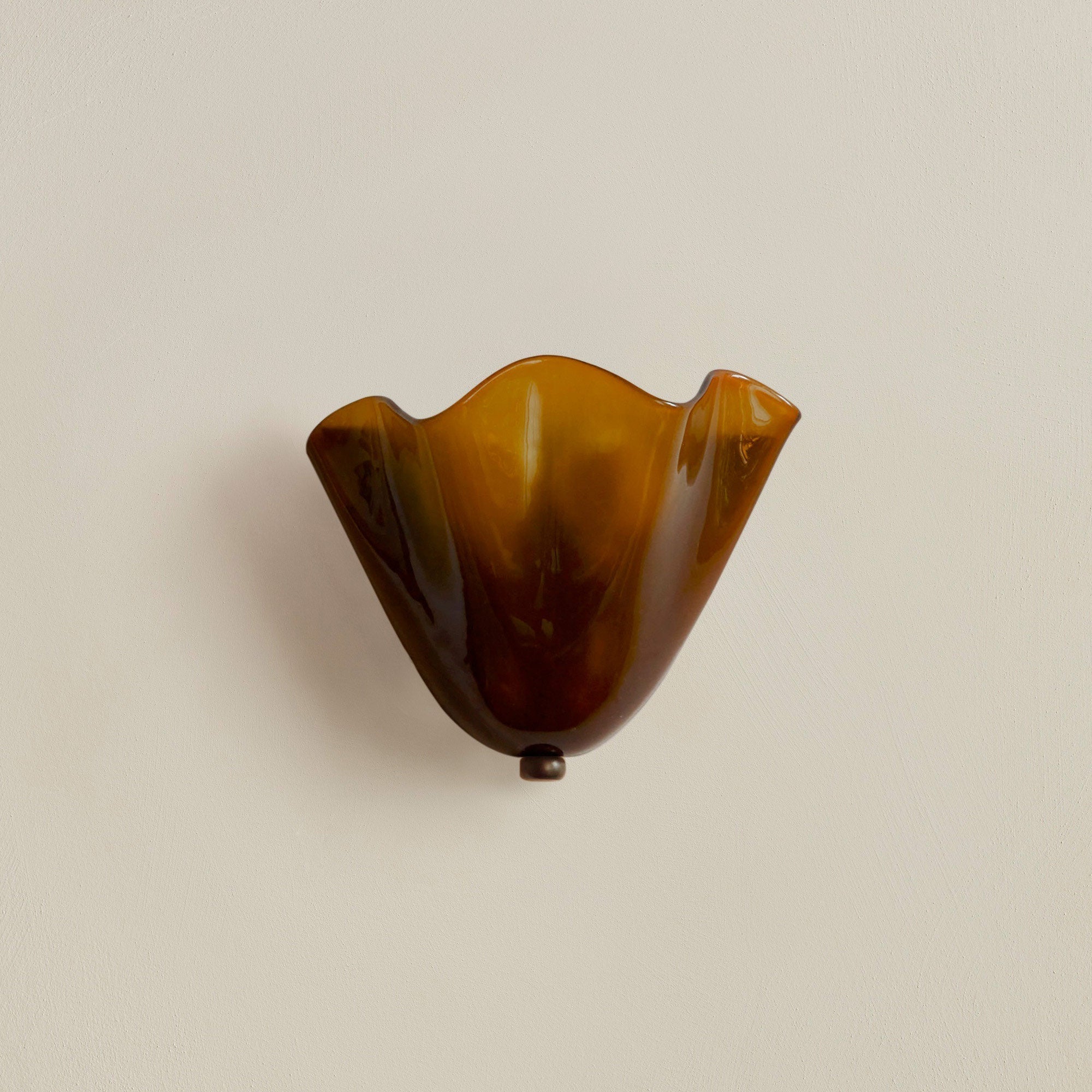 Retro Stained Glass Wall Sconce | Skirt Shell