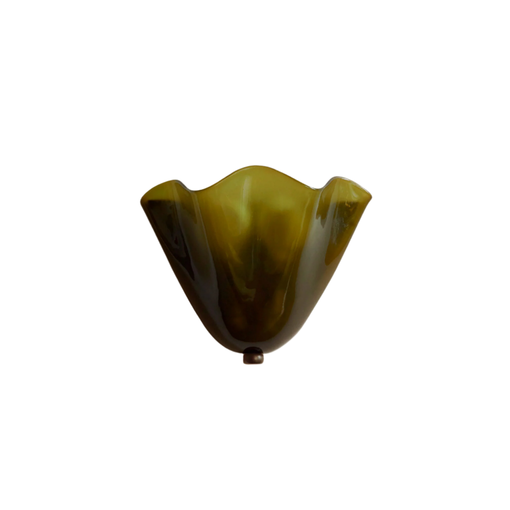 Retro Stained Glass Wall Sconce | Skirt Shell