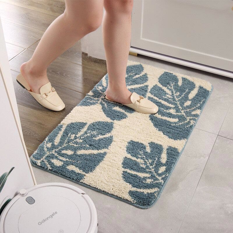 Rug Botanical Leaf Living Room | Washable