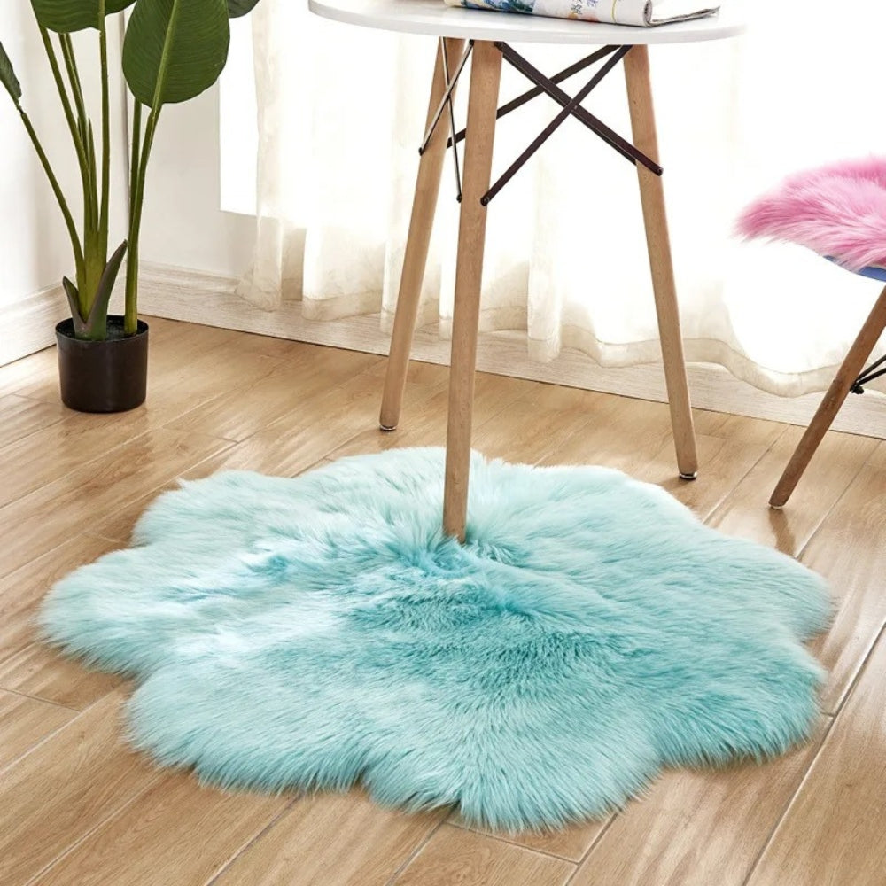 Rug Fluffy Bedroom | Sheepskin Style