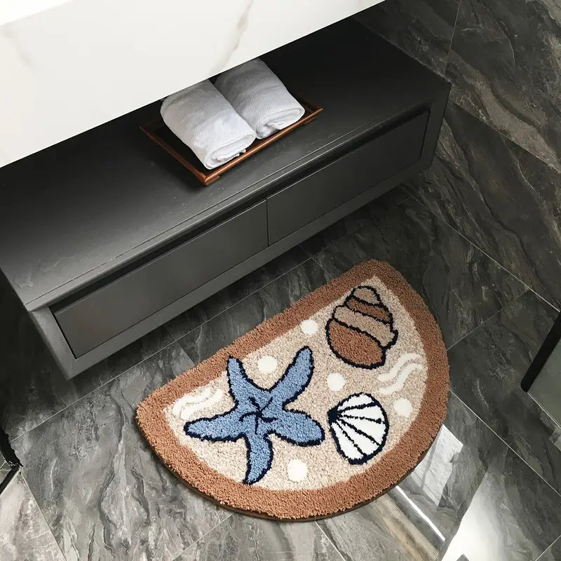 Rug Semi Circle Washable | Bedroom
