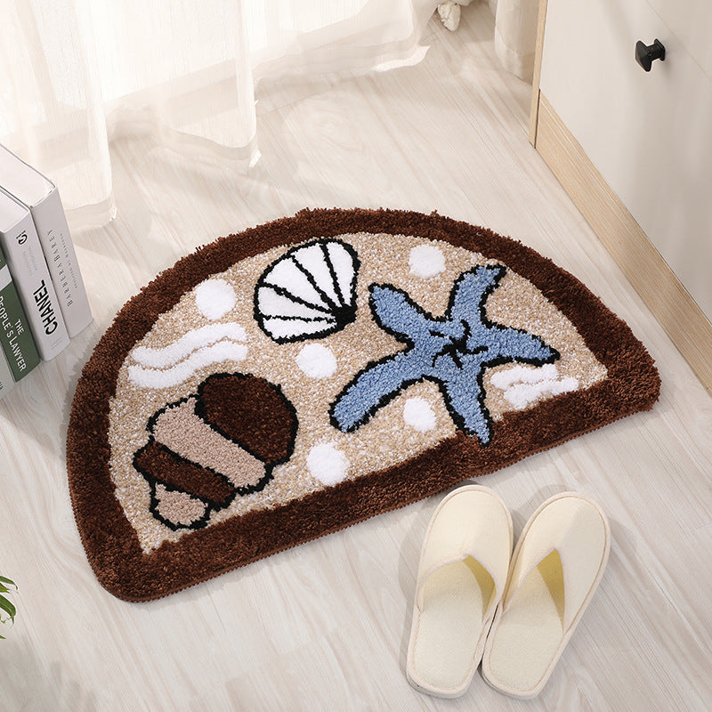 Rug Semi Circle Washable | Bedroom