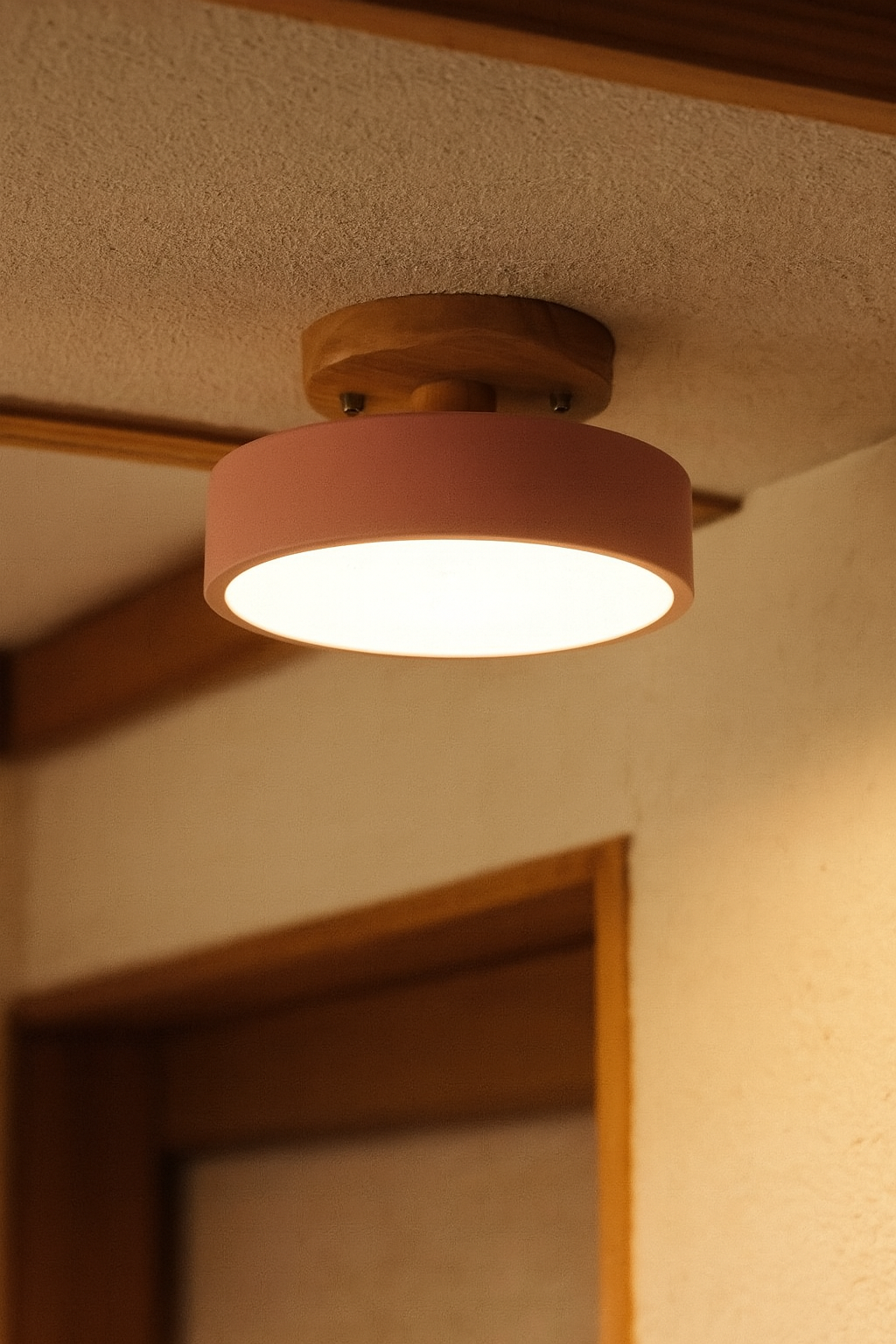 Sleek Minimal Round Ceiling Lights | Modern LED Semi-Flush Fit