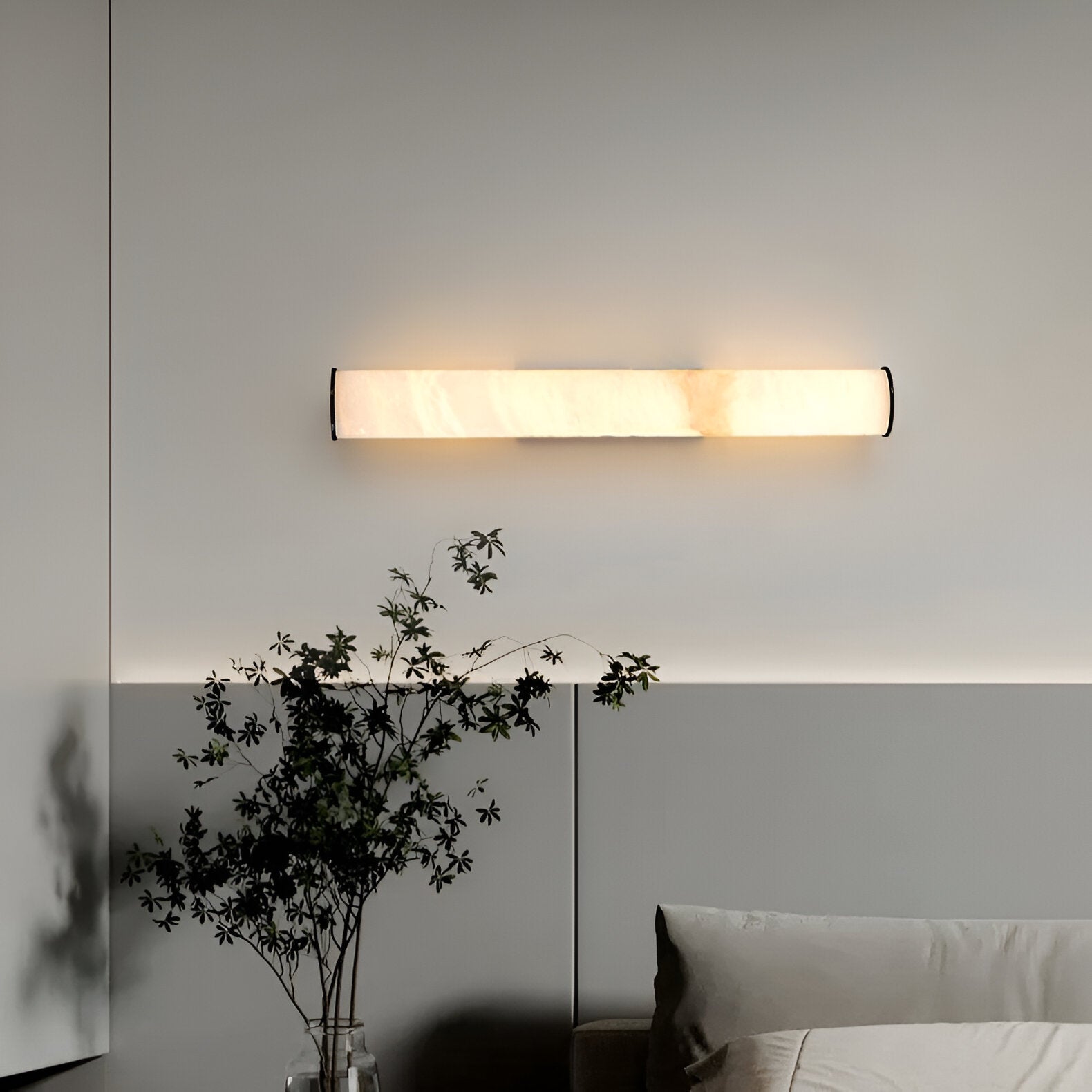 Spanish Marble Style Wall Sconce | Modern