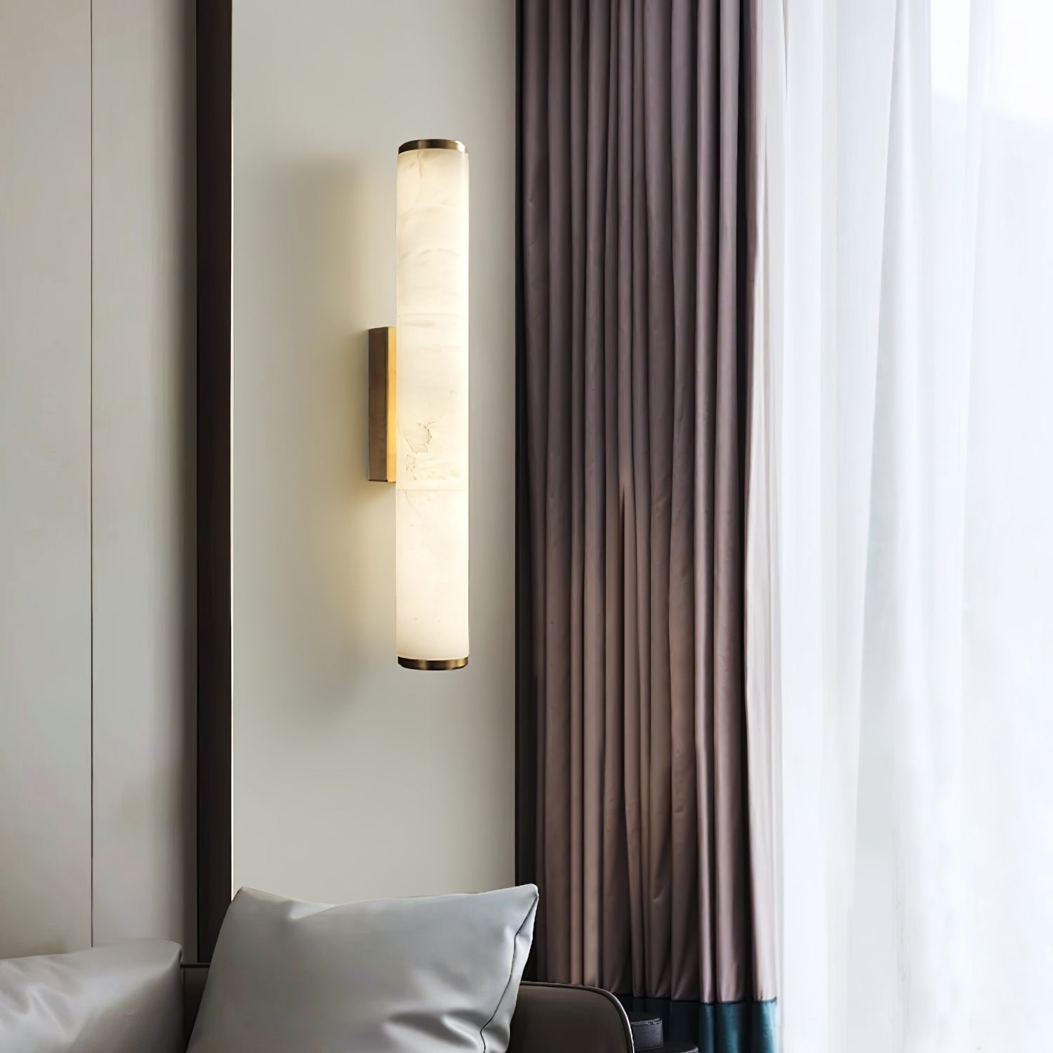 Spanish Marble Style Wall Sconce | Modern