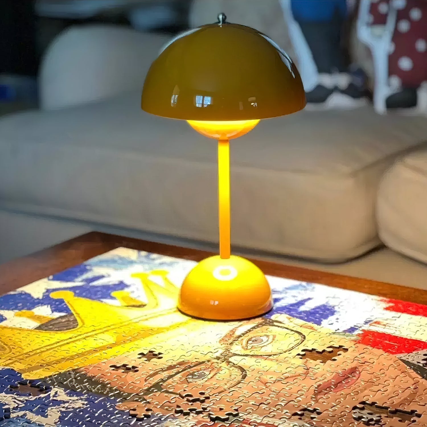 Table Lamp LED Dome Bedroom | Rechargeable