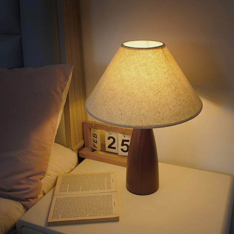 Table Lamp Wooden Bedroom | Shade