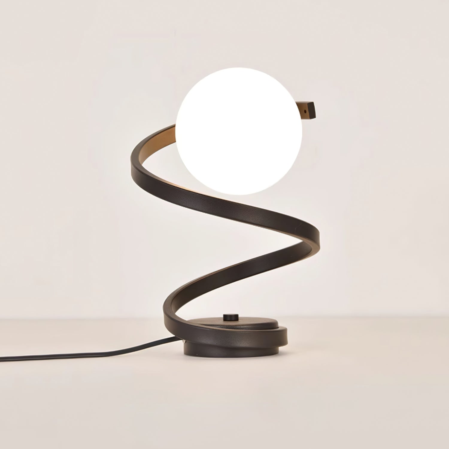 Table Lamps Glass Spiral Bedroom | LED