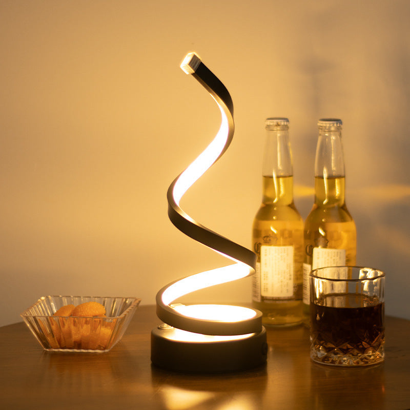 Table Lamps LED Spiral Design | Bedroom Living Room