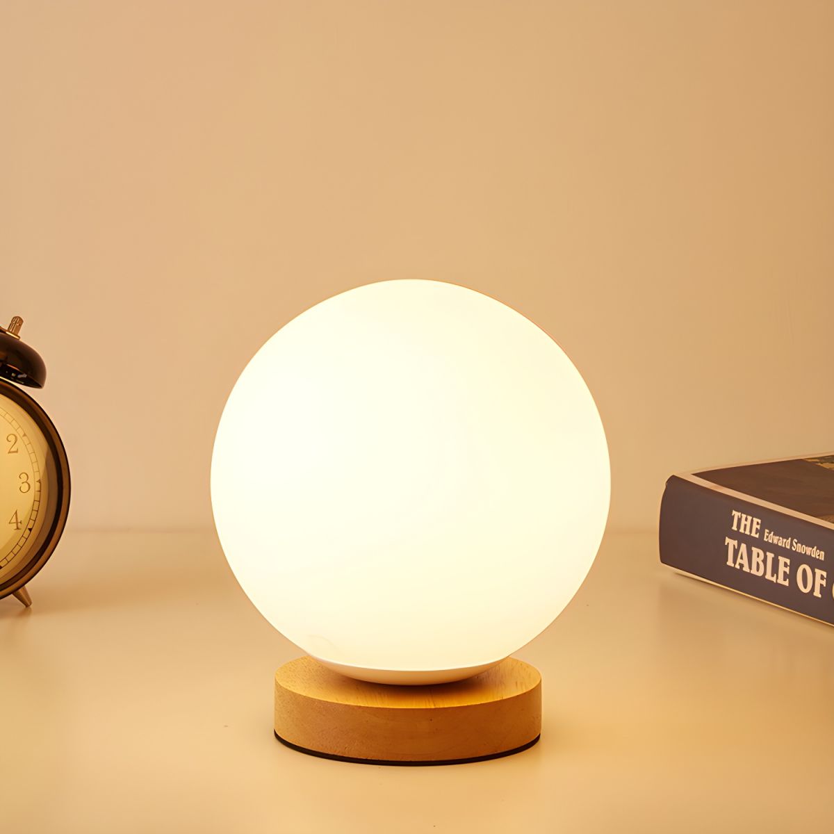 Table Lamps LED Wooden Base | Bedroom Bedside