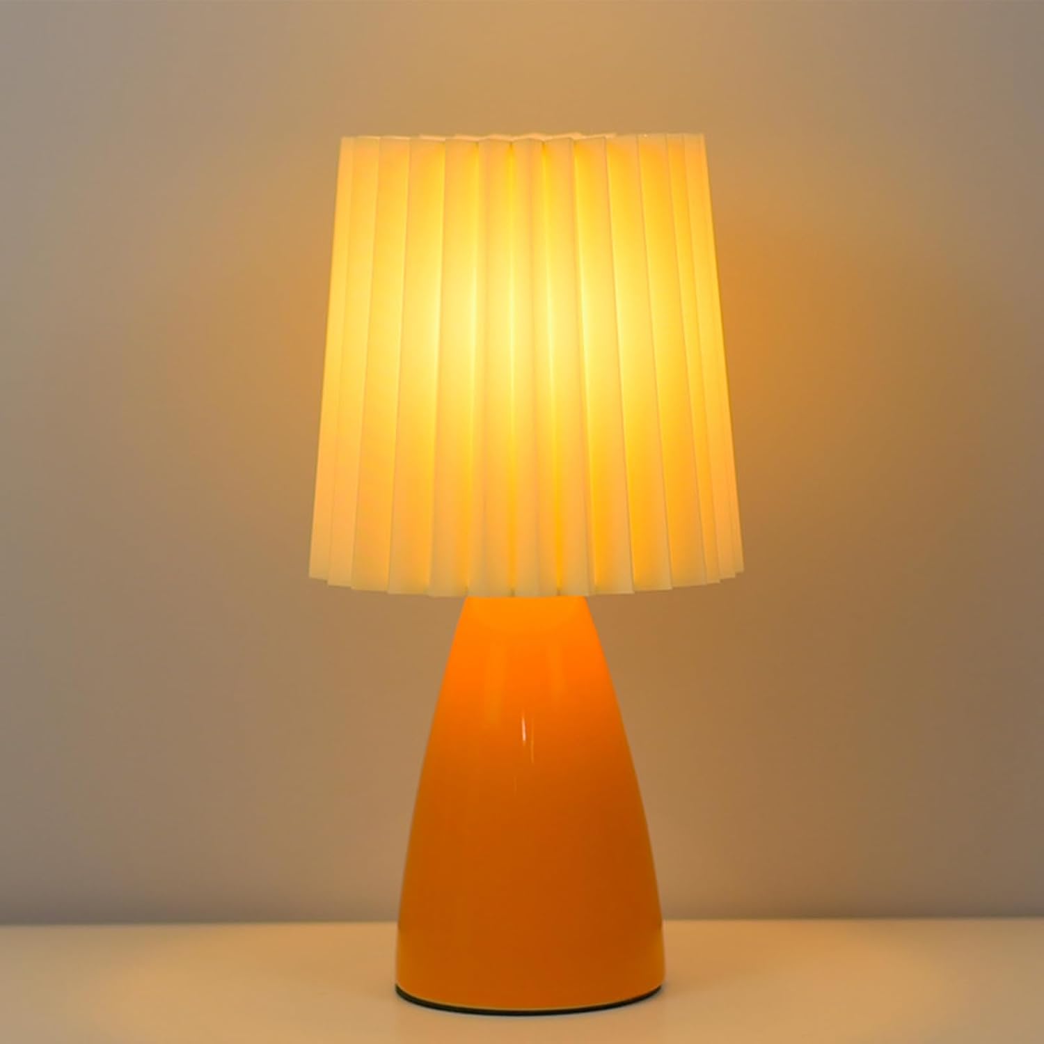 Table Lamps Pleated Bedroom | Ceramic Base