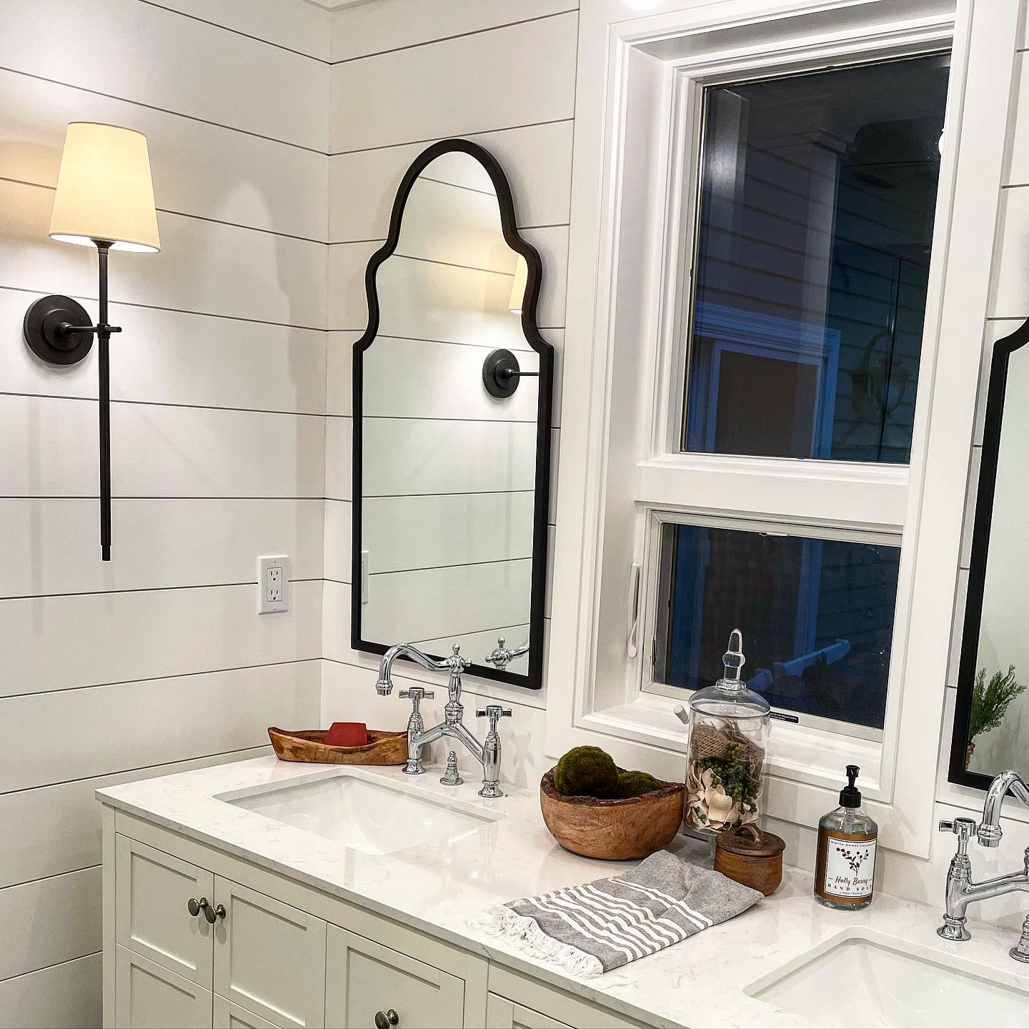 Wall Sconce Brass Fabric Tapered Shade | Wall Lighting