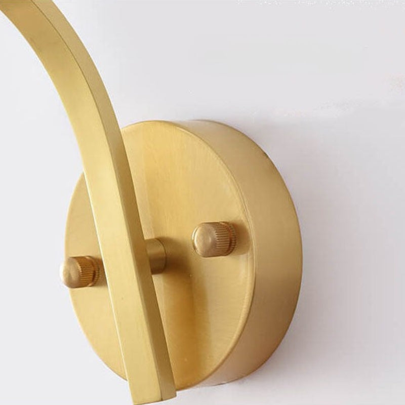 Wall Sconce Living Room Light | Glass Shade