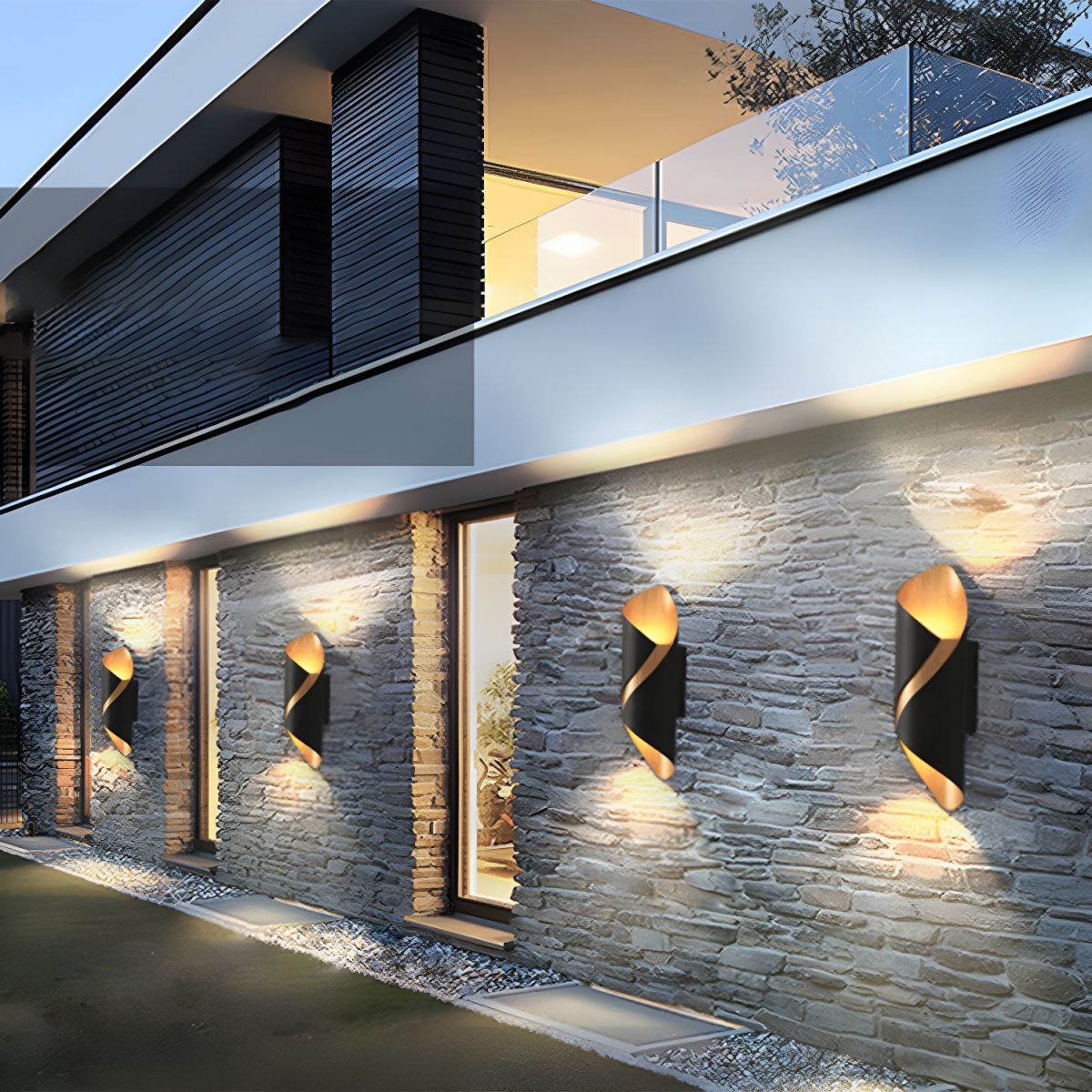 Wall Sconces Curved LED | Modern Wall Light