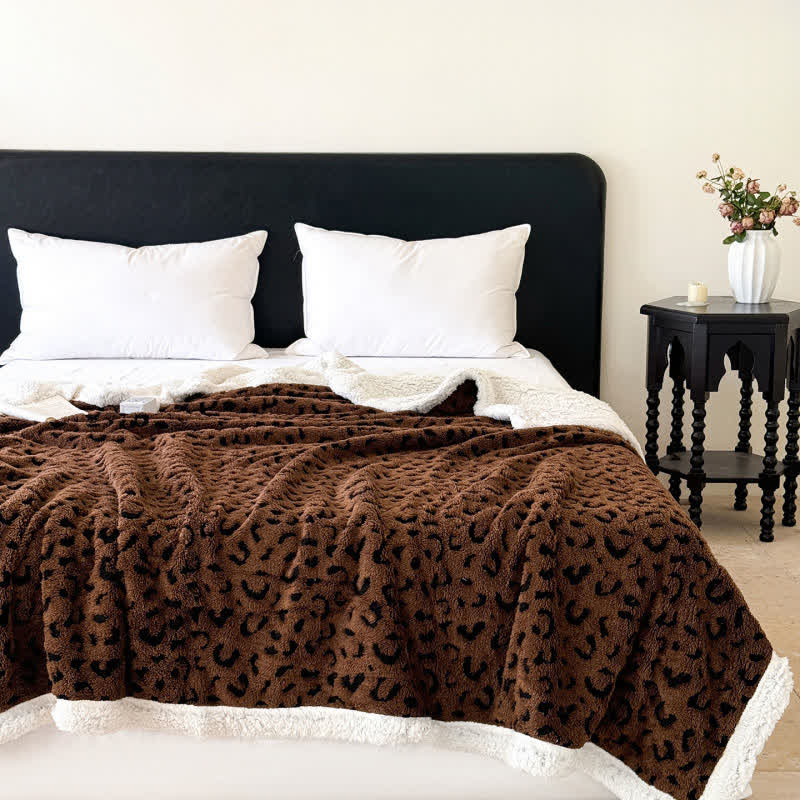 Weighted Blanket Leopard Bed | Throw