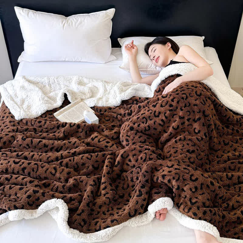 Weighted Blanket Leopard Bed | Throw